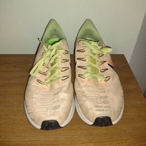 Nike Air Zoom Pegasus Orange And Green Running Shoes